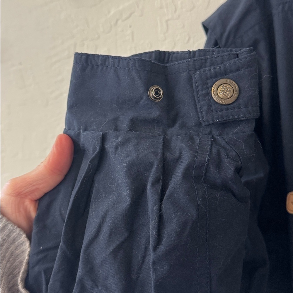 VINTAGE Columbia Jacket Women Medium Blue Ski Snowboard Outdoor Zip Drawstring - Picture 3 of 12